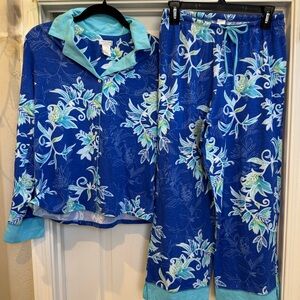 Nordstrom Blue Floral Women's Pajama Set
